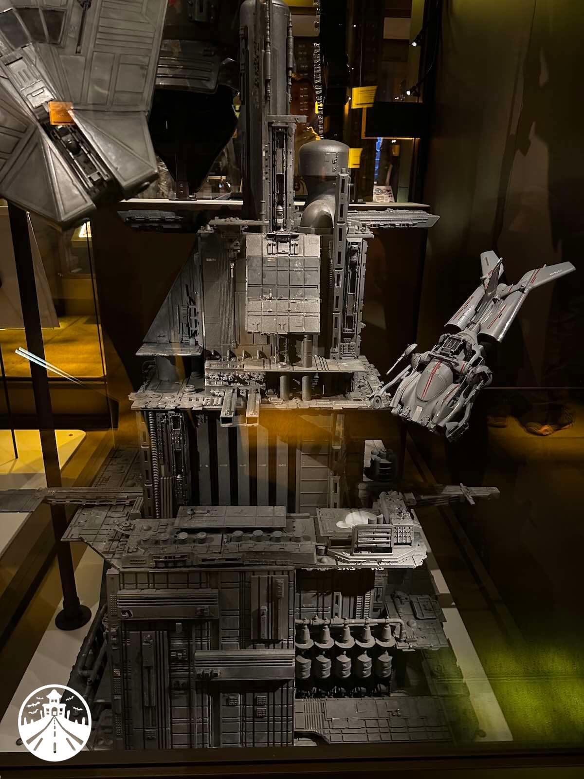 Alien Narcissus, Gateway Station and Nostromo Refinery Alien Narcissus, Aliens' Gateway Station craft and Nostromo Refinery on display at MoPop, Seattle.
