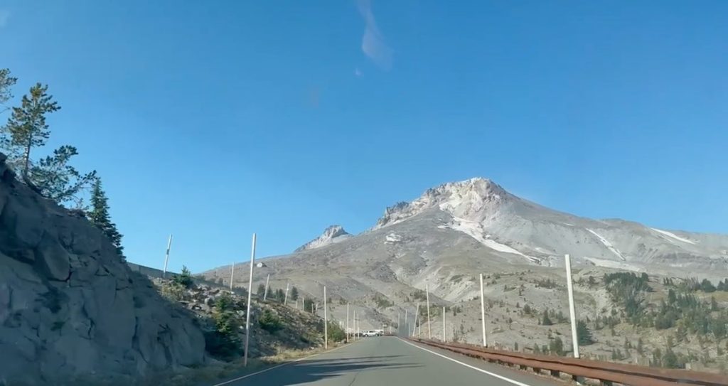 Mount Hood on our way to Timberline Lodge, Oregon